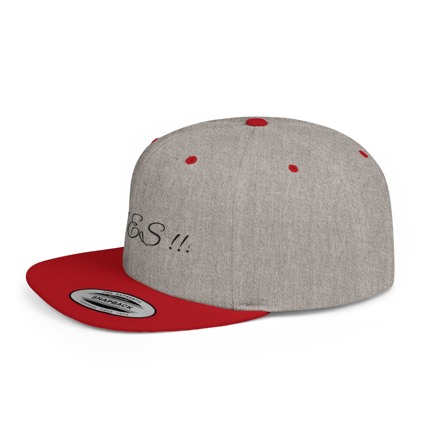 Stylish Flat Bill Snapback Hat - Trendy Yes!! Cap for Casual Outfits, Gift for Fashion Lovers, Unisex Headwear