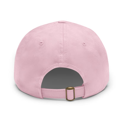 Cactus Dad Hat with Leather Patch, Cute Summer Cap, Gift for Plant Lovers, Adjustable Dad Hat, Trendy Accessories