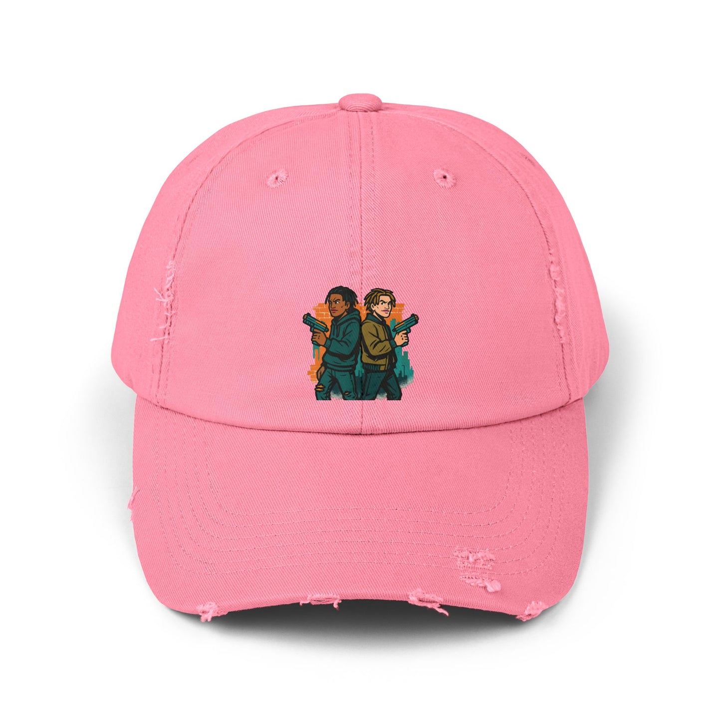 Distressed Graphic Cap: Casual Cool for Everyday Adventures, Unisex Cap, Trendy Baseball Hat, Unique Gift for Him/Her