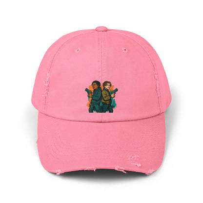 Distressed Graphic Cap: Casual Cool for Everyday Adventures, Unisex Cap, Trendy Baseball Hat, Unique Gift for Him/Her