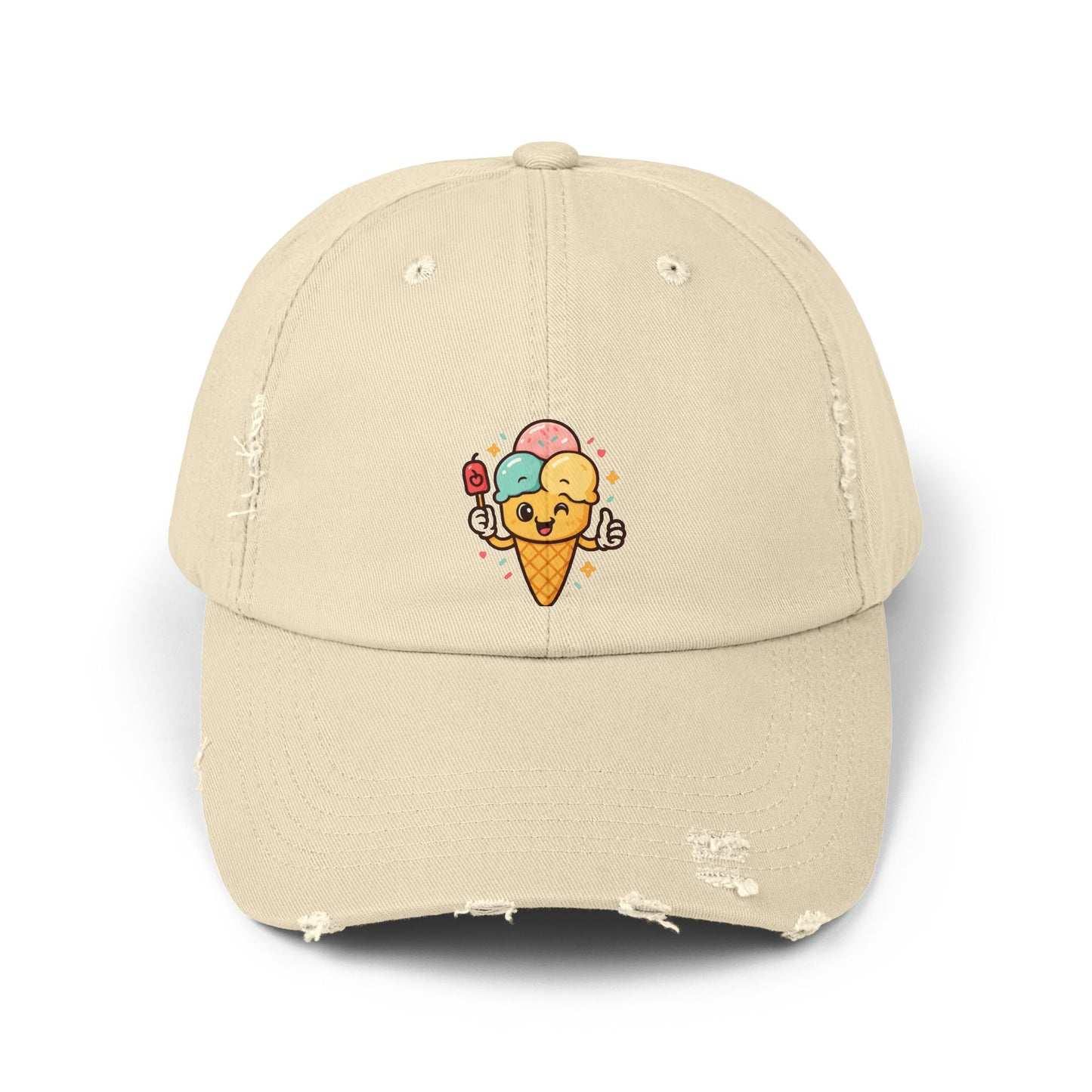 Unisex Distressed Cap