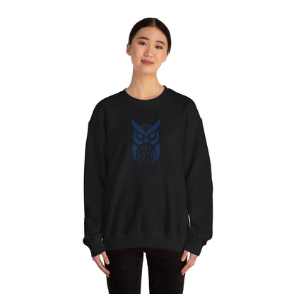 Owl Graphic Sweatshirt, Cozy Unisex Crewneck, Perfect for Fall Fashion, Animal Lovers Gift, Halloween & Everyday Wear