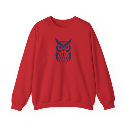 Owl Graphic Sweatshirt, Cozy Unisex Crewneck, Perfect for Fall Fashion, Animal Lovers Gift, Halloween & Everyday Wear