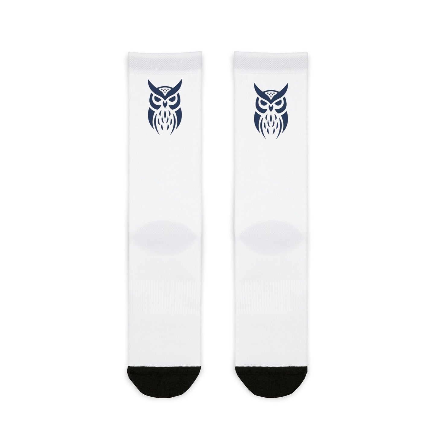 Owl Design Crew Socks | Fun Gift for Nature Lovers, Cozy Loungewear, Stylish Casual Wear, Perfect for Birthdays, Holidays