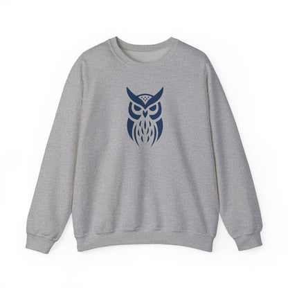 Owl Graphic Sweatshirt, Cozy Unisex Crewneck, Perfect for Fall Fashion, Animal Lovers Gift, Halloween & Everyday Wear