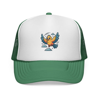 Colorful Bird Trucker Cap | Fun Summer Hat | Unisex, Outdoor, Festival, Gift for Bird Lovers, Cap with Unique Design