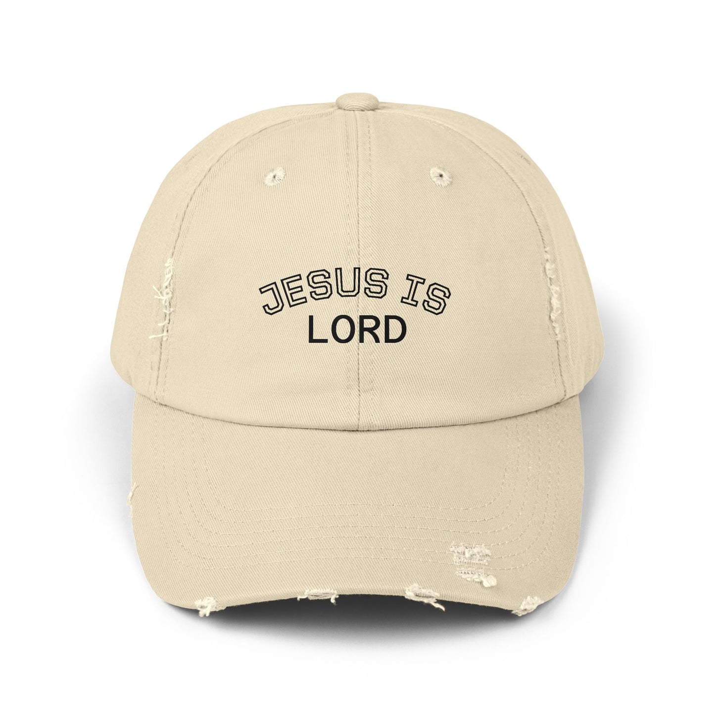 Faith-Inspired Unisex Distressed Cap - Casual Hat, Christian Apparel, Stylish Gift, Summer Accessory, Everyday Wear