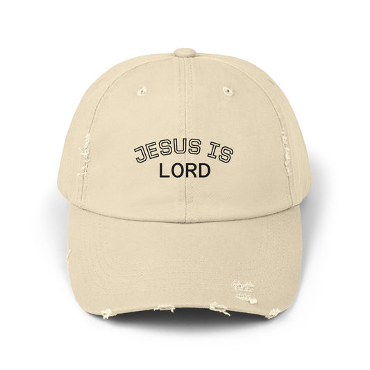 Faith-Inspired Unisex Distressed Cap - Casual Hat, Christian Apparel, Stylish Gift, Summer Accessory, Everyday Wear