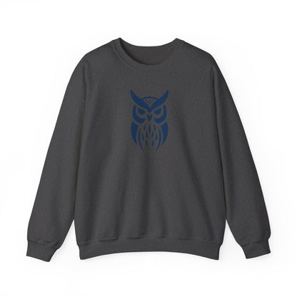 Owl Graphic Sweatshirt, Cozy Unisex Crewneck, Perfect for Fall Fashion, Animal Lovers Gift, Halloween & Everyday Wear
