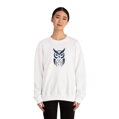 Owl Graphic Sweatshirt, Cozy Unisex Crewneck, Perfect for Fall Fashion, Animal Lovers Gift, Halloween & Everyday Wear