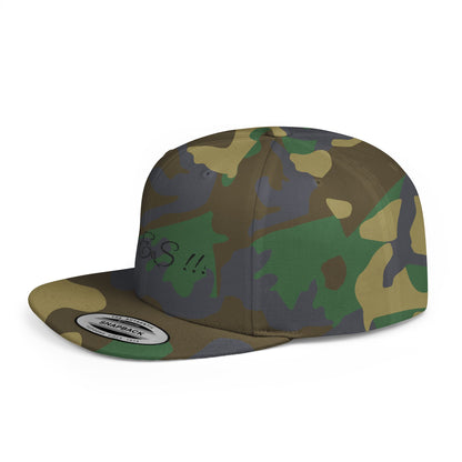 Stylish Flat Bill Snapback Hat - Trendy Yes!! Cap for Casual Outfits, Gift for Fashion Lovers, Unisex Headwear