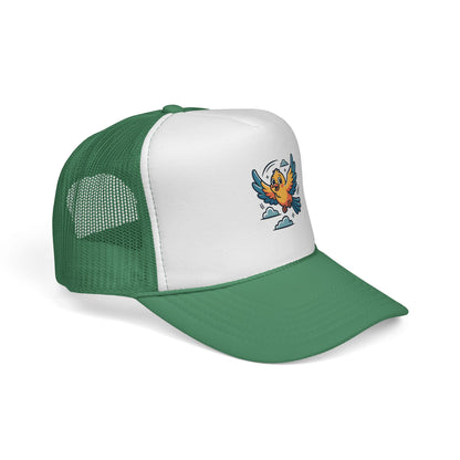 Colorful Bird Trucker Cap | Fun Summer Hat | Unisex, Outdoor, Festival, Gift for Bird Lovers, Cap with Unique Design