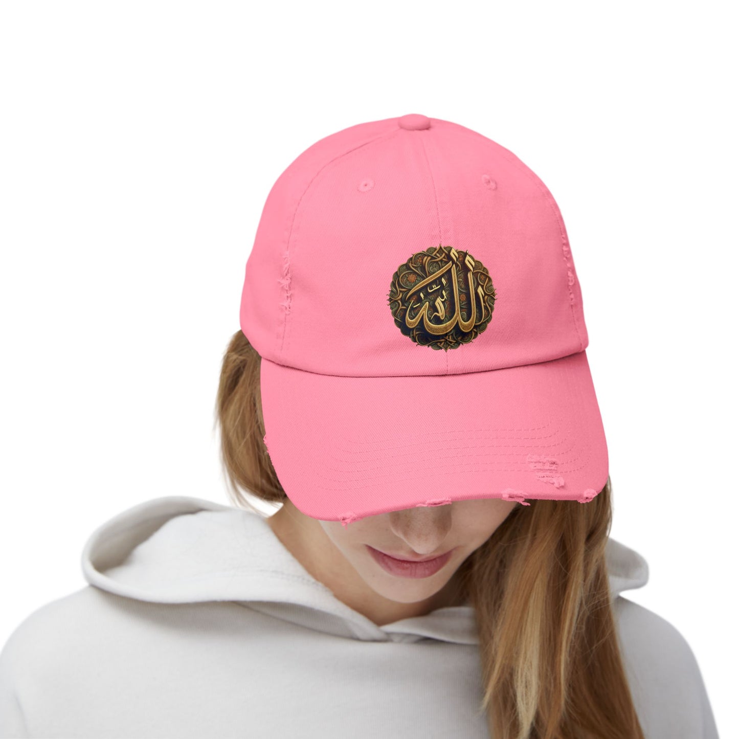 Unisex Distressed Cap with Elegant Arabic Design, Casual Hat for Men and Women, Stylish Gift for Eid and Islamic Celebrations, Trendy [...]