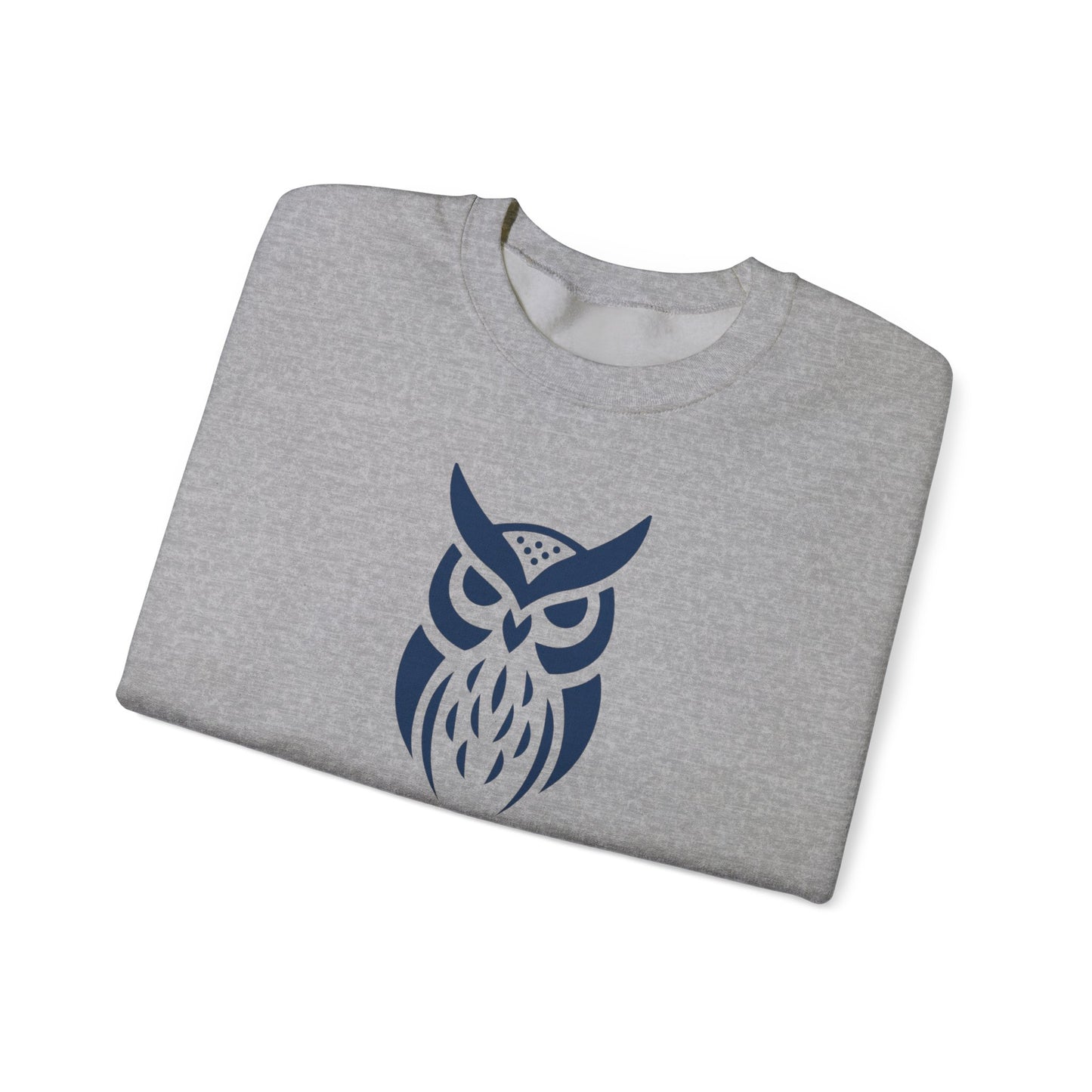 Owl Graphic Sweatshirt, Cozy Unisex Crewneck, Perfect for Fall Fashion, Animal Lovers Gift, Halloween & Everyday Wear