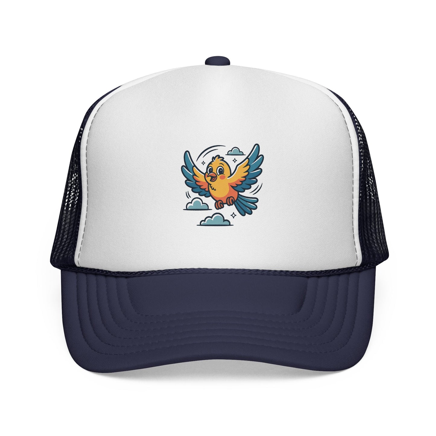 Colorful Bird Trucker Cap | Fun Summer Hat | Unisex, Outdoor, Festival, Gift for Bird Lovers, Cap with Unique Design