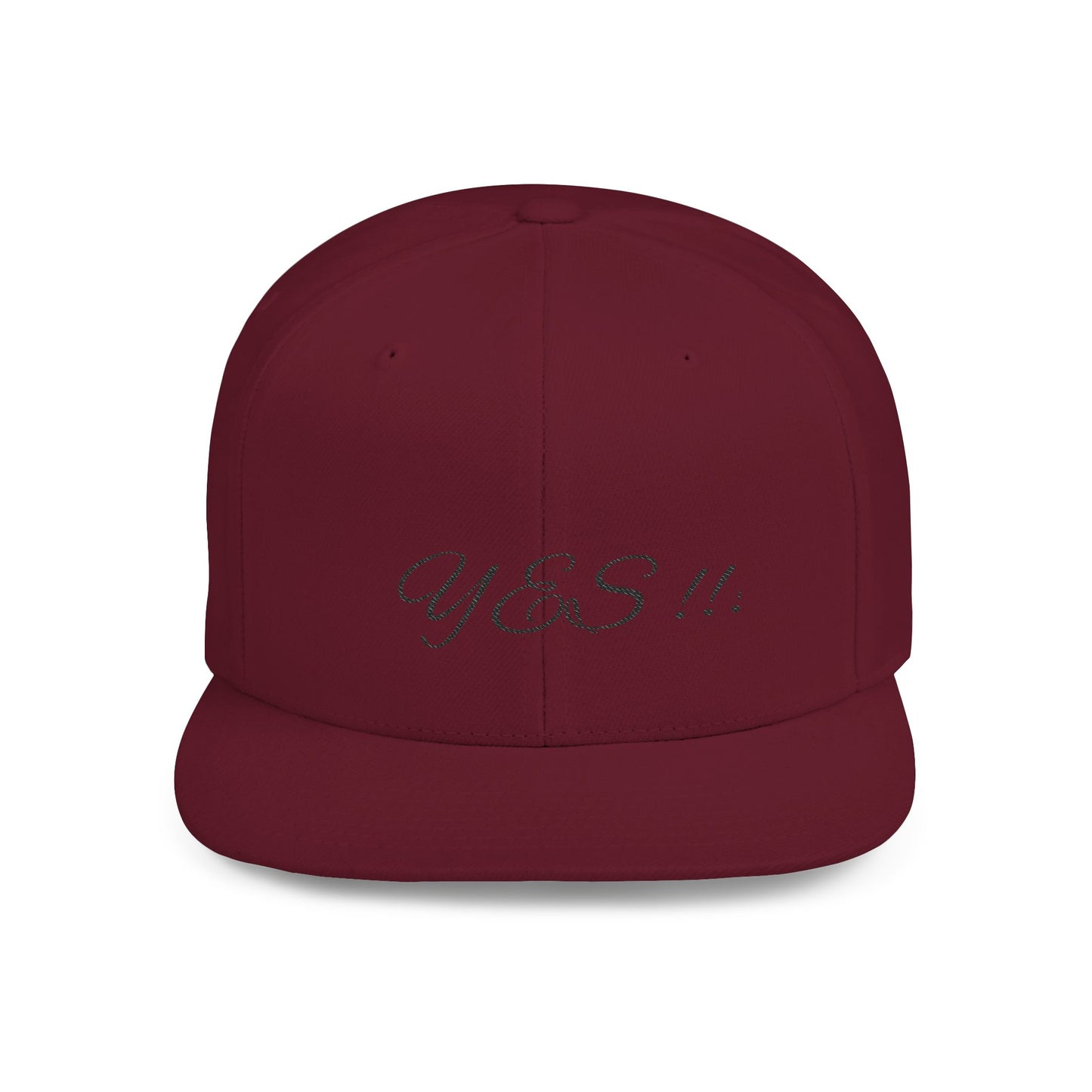 Stylish Flat Bill Snapback Hat - Trendy Yes!! Cap for Casual Outfits, Gift for Fashion Lovers, Unisex Headwear