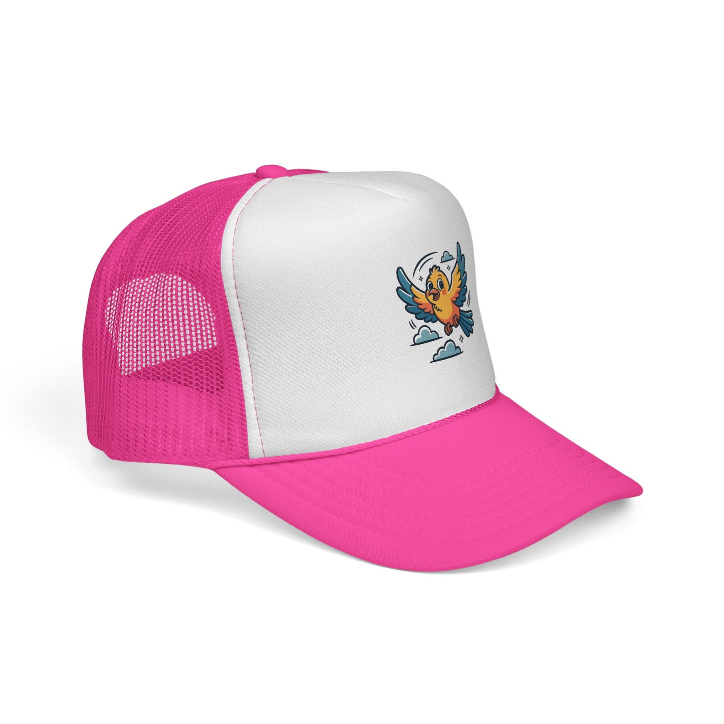 Colorful Bird Trucker Cap | Fun Summer Hat | Unisex, Outdoor, Festival, Gift for Bird Lovers, Cap with Unique Design