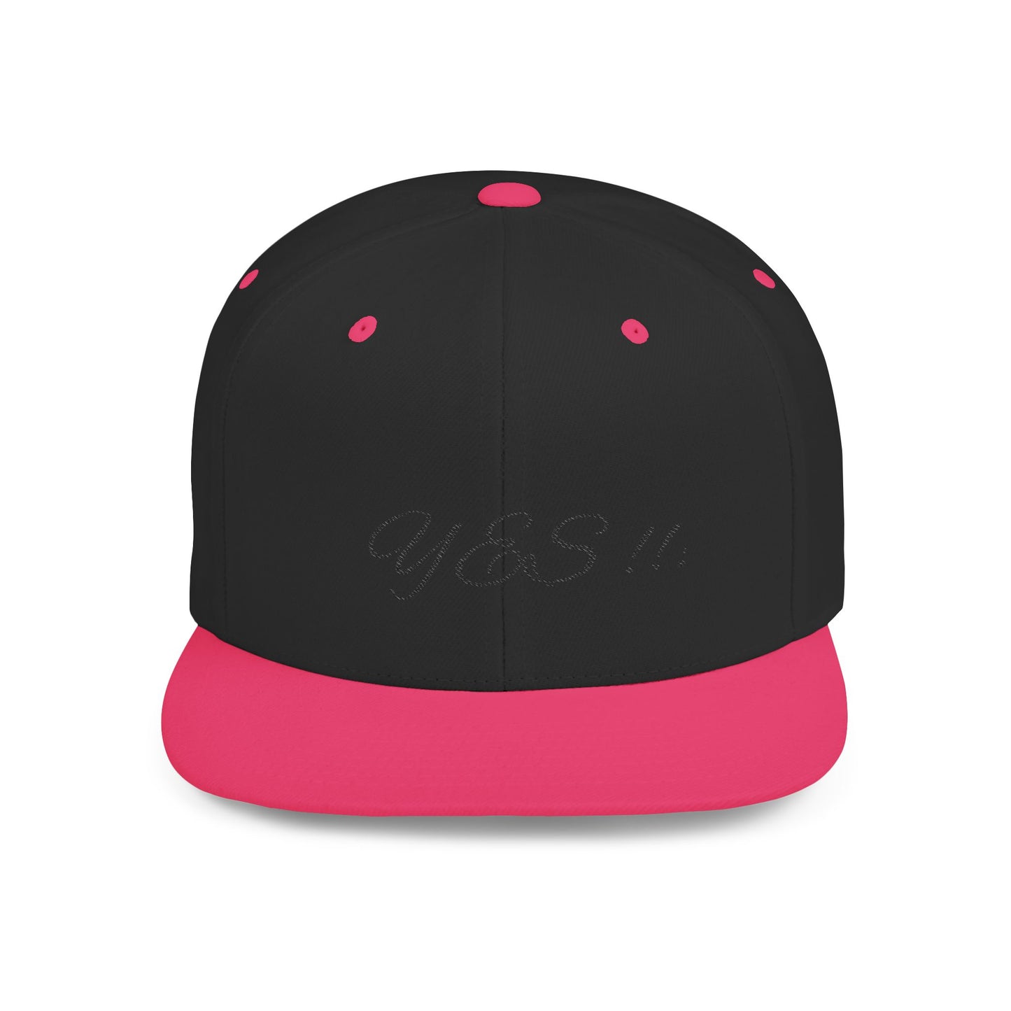 Stylish Flat Bill Snapback Hat - Trendy Yes!! Cap for Casual Outfits, Gift for Fashion Lovers, Unisex Headwear