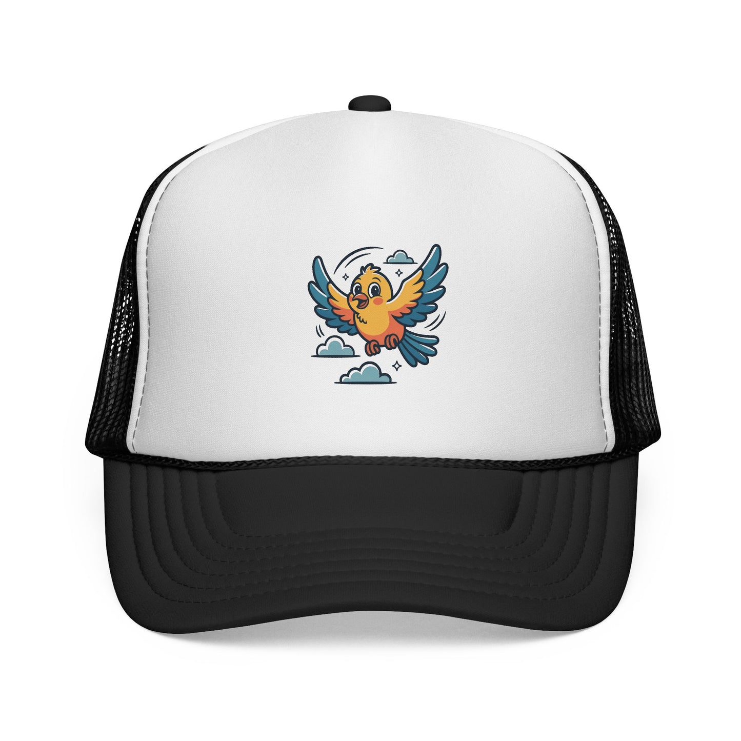 Colorful Bird Trucker Cap | Fun Summer Hat | Unisex, Outdoor, Festival, Gift for Bird Lovers, Cap with Unique Design