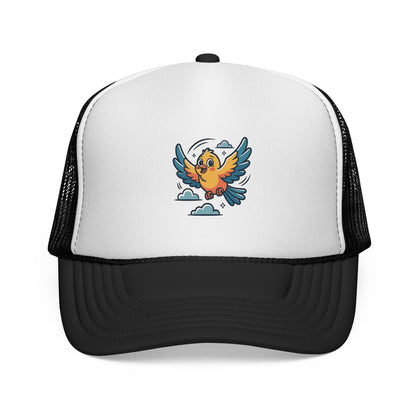 Colorful Bird Trucker Cap | Fun Summer Hat | Unisex, Outdoor, Festival, Gift for Bird Lovers, Cap with Unique Design