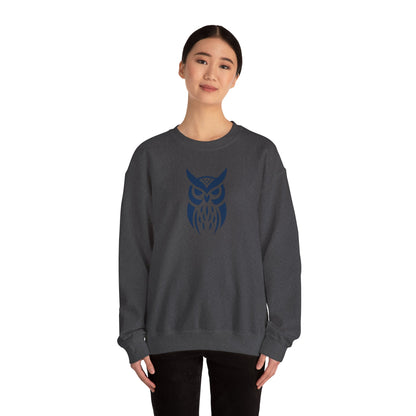 Owl Graphic Sweatshirt, Cozy Unisex Crewneck, Perfect for Fall Fashion, Animal Lovers Gift, Halloween & Everyday Wear