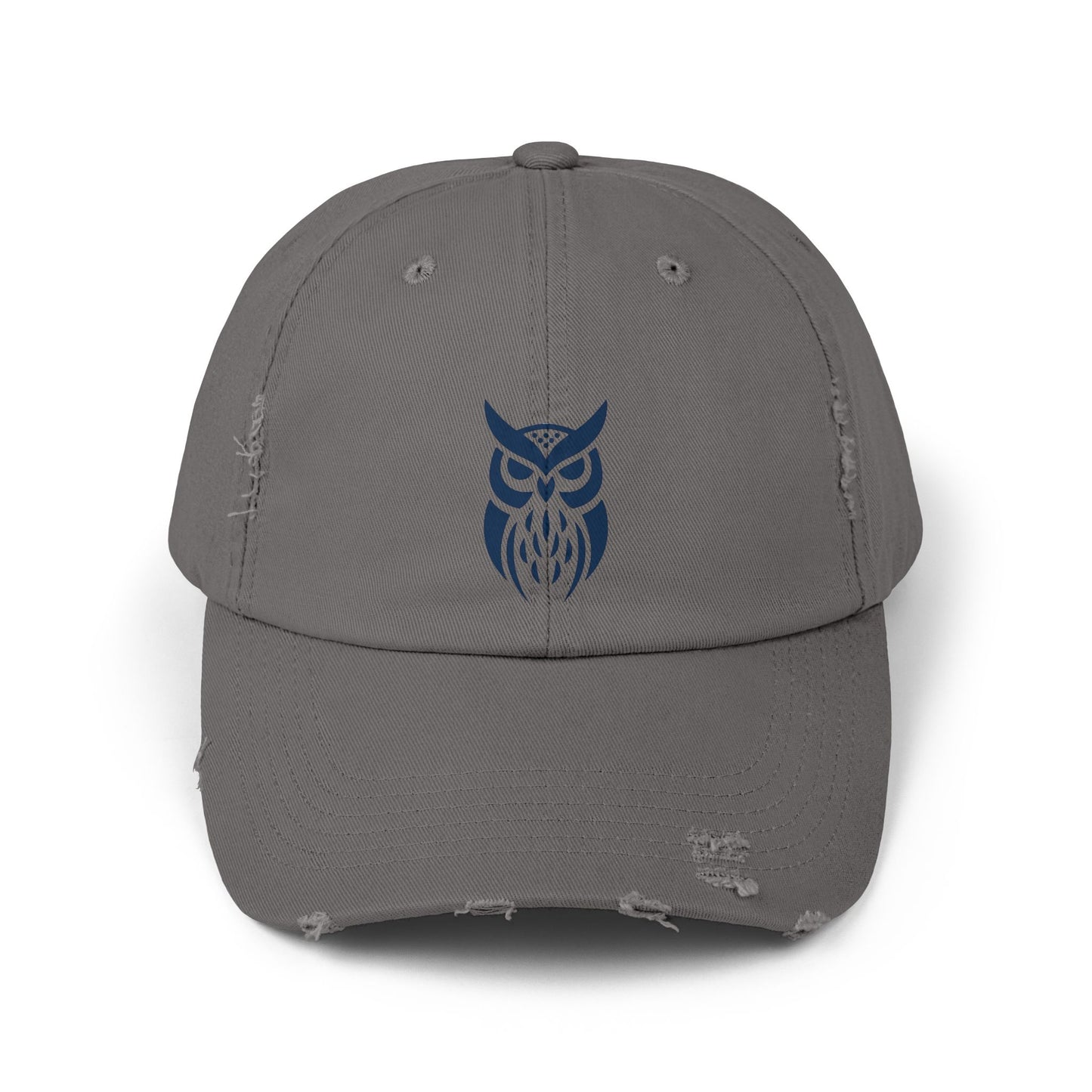 Stylish Owl Distressed Cap for Casual Vibes, Unisex Cap, Gift for Owl Lovers, Trendy Headwear, Perfect for Outdoor Adventures