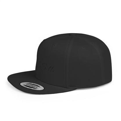 Stylish Flat Bill Snapback Hat - Trendy Yes!! Cap for Casual Outfits, Gift for Fashion Lovers, Unisex Headwear