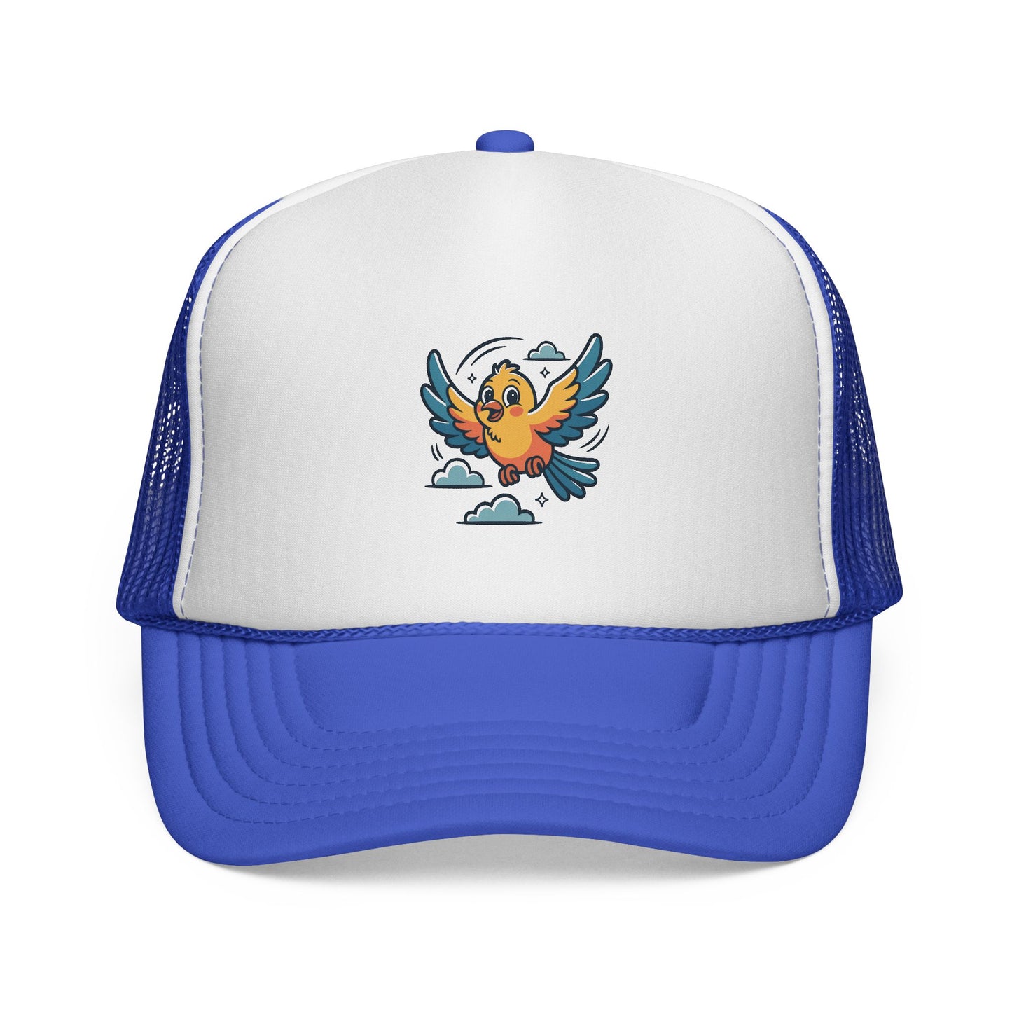 Colorful Bird Trucker Cap | Fun Summer Hat | Unisex, Outdoor, Festival, Gift for Bird Lovers, Cap with Unique Design
