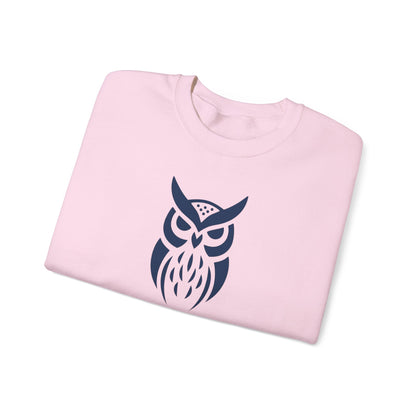 Owl Graphic Sweatshirt, Cozy Unisex Crewneck, Perfect for Fall Fashion, Animal Lovers Gift, Halloween & Everyday Wear