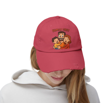Unisex Distressed Cap