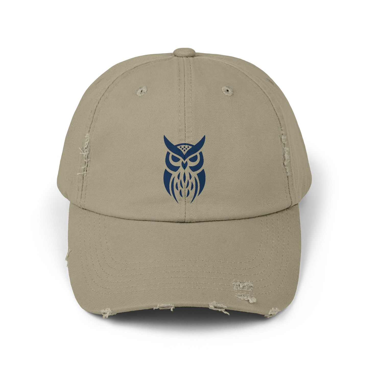 Stylish Owl Distressed Cap for Casual Vibes, Unisex Cap, Gift for Owl Lovers, Trendy Headwear, Perfect for Outdoor Adventures