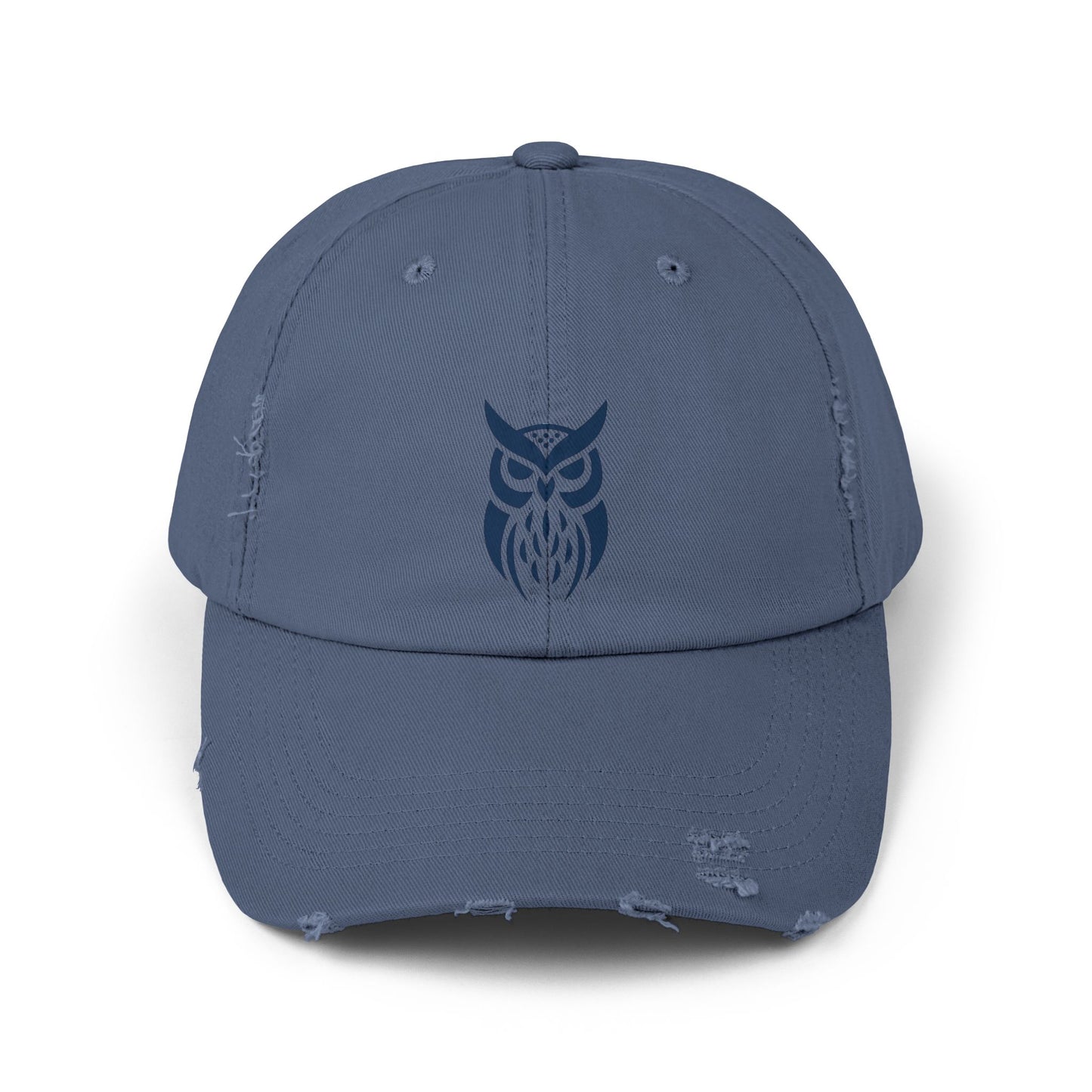 Stylish Owl Distressed Cap for Casual Vibes, Unisex Cap, Gift for Owl Lovers, Trendy Headwear, Perfect for Outdoor Adventures