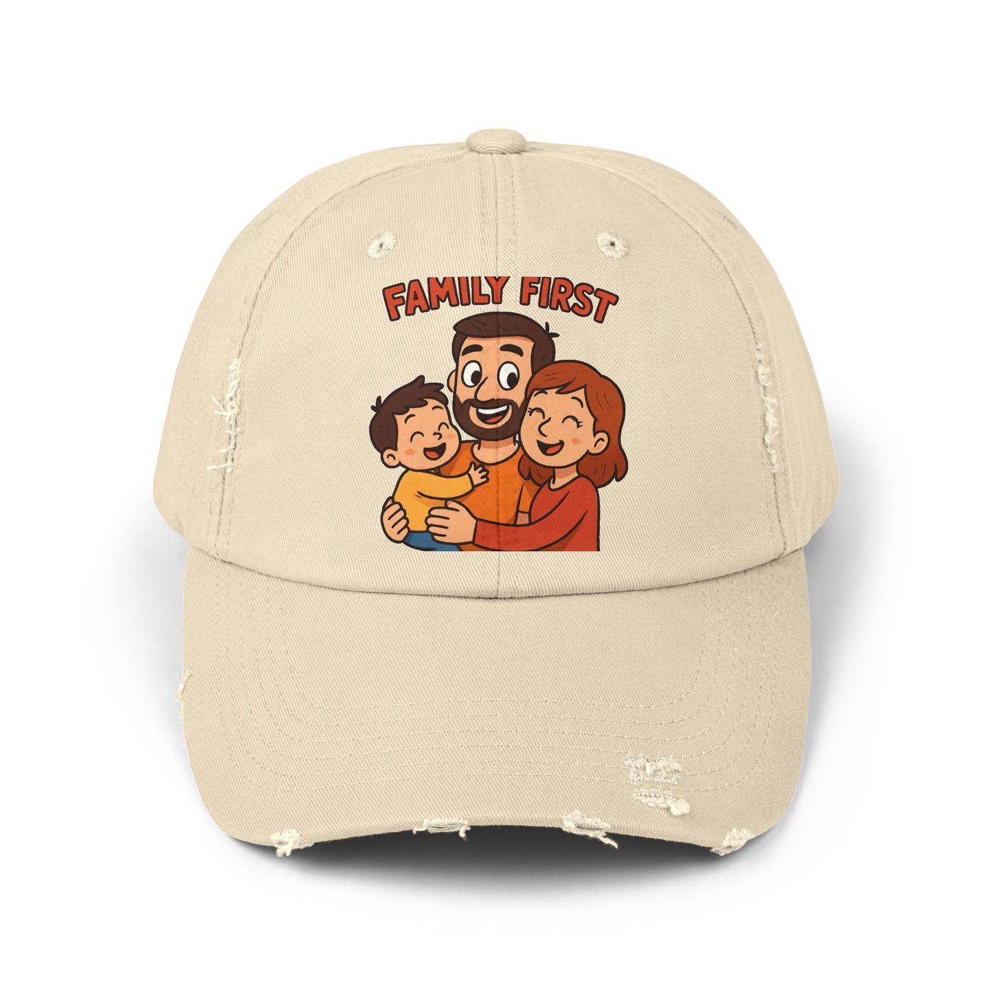 Unisex Distressed Cap