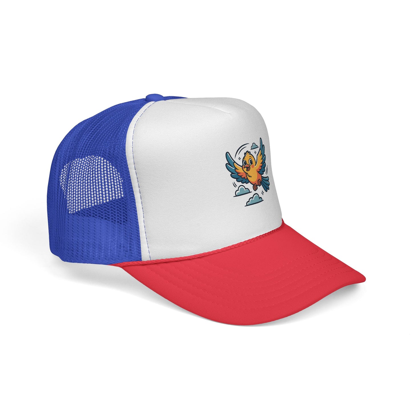 Colorful Bird Trucker Cap | Fun Summer Hat | Unisex, Outdoor, Festival, Gift for Bird Lovers, Cap with Unique Design
