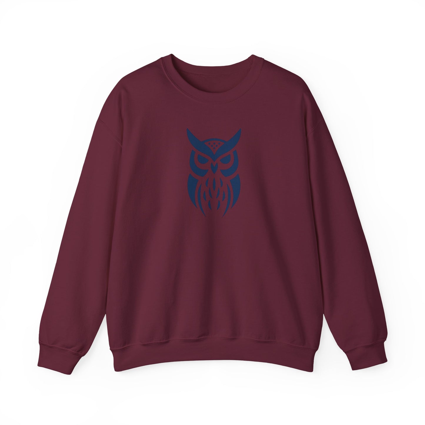 Owl Graphic Sweatshirt, Cozy Unisex Crewneck, Perfect for Fall Fashion, Animal Lovers Gift, Halloween & Everyday Wear