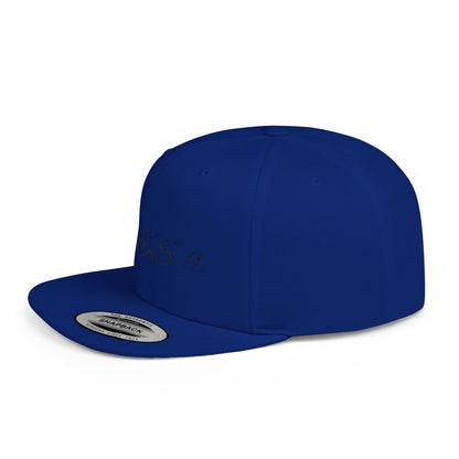 Stylish Flat Bill Snapback Hat - Trendy Yes!! Cap for Casual Outfits, Gift for Fashion Lovers, Unisex Headwear