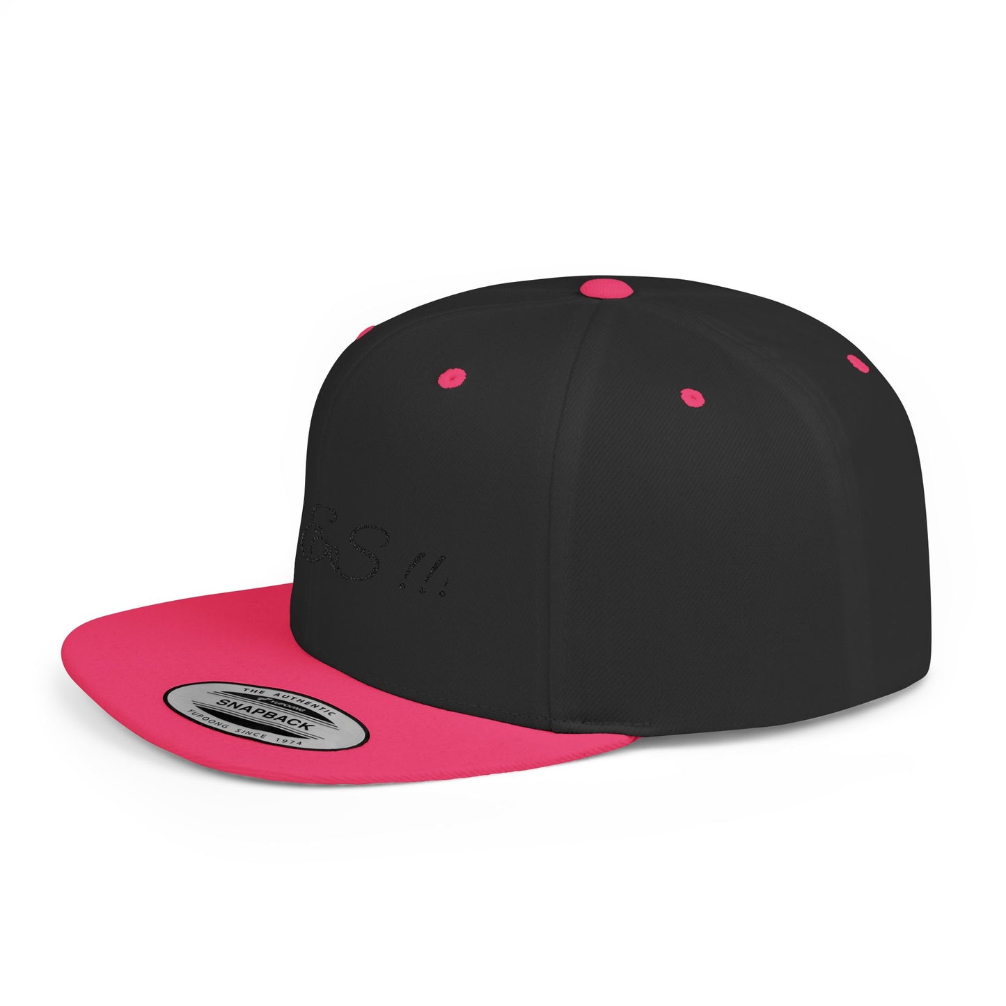 Stylish Flat Bill Snapback Hat - Trendy Yes!! Cap for Casual Outfits, Gift for Fashion Lovers, Unisex Headwear