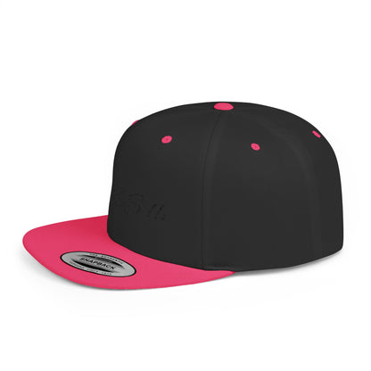 Stylish Flat Bill Snapback Hat - Trendy Yes!! Cap for Casual Outfits, Gift for Fashion Lovers, Unisex Headwear