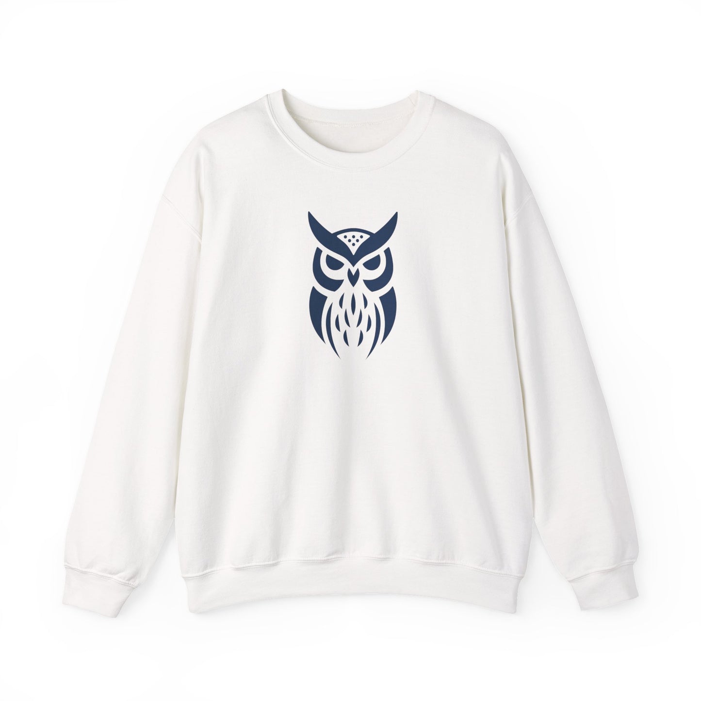 Owl Graphic Sweatshirt, Cozy Unisex Crewneck, Perfect for Fall Fashion, Animal Lovers Gift, Halloween & Everyday Wear