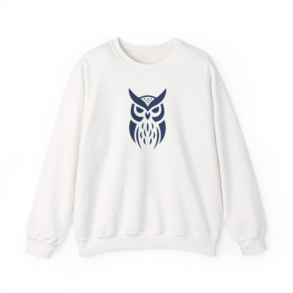 Owl Graphic Sweatshirt, Cozy Unisex Crewneck, Perfect for Fall Fashion, Animal Lovers Gift, Halloween & Everyday Wear