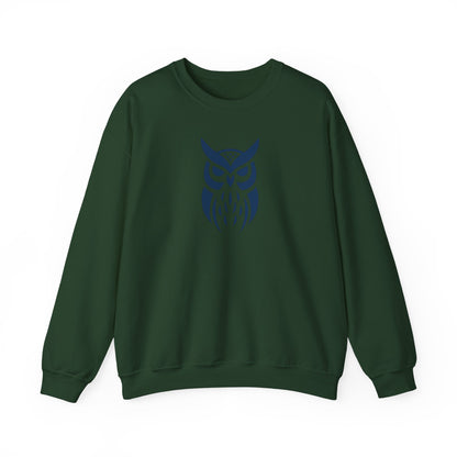 Owl Graphic Sweatshirt, Cozy Unisex Crewneck, Perfect for Fall Fashion, Animal Lovers Gift, Halloween & Everyday Wear