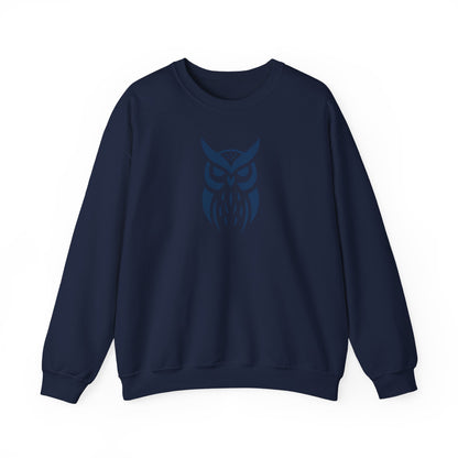Owl Graphic Sweatshirt, Cozy Unisex Crewneck, Perfect for Fall Fashion, Animal Lovers Gift, Halloween & Everyday Wear