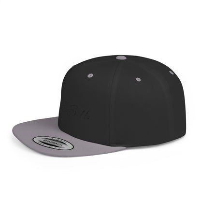 Stylish Flat Bill Snapback Hat - Trendy Yes!! Cap for Casual Outfits, Gift for Fashion Lovers, Unisex Headwear