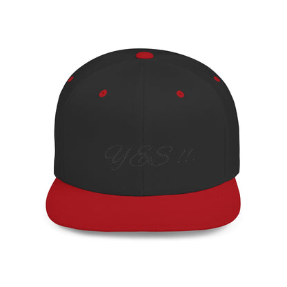 Stylish Flat Bill Snapback Hat - Trendy Yes!! Cap for Casual Outfits, Gift for Fashion Lovers, Unisex Headwear