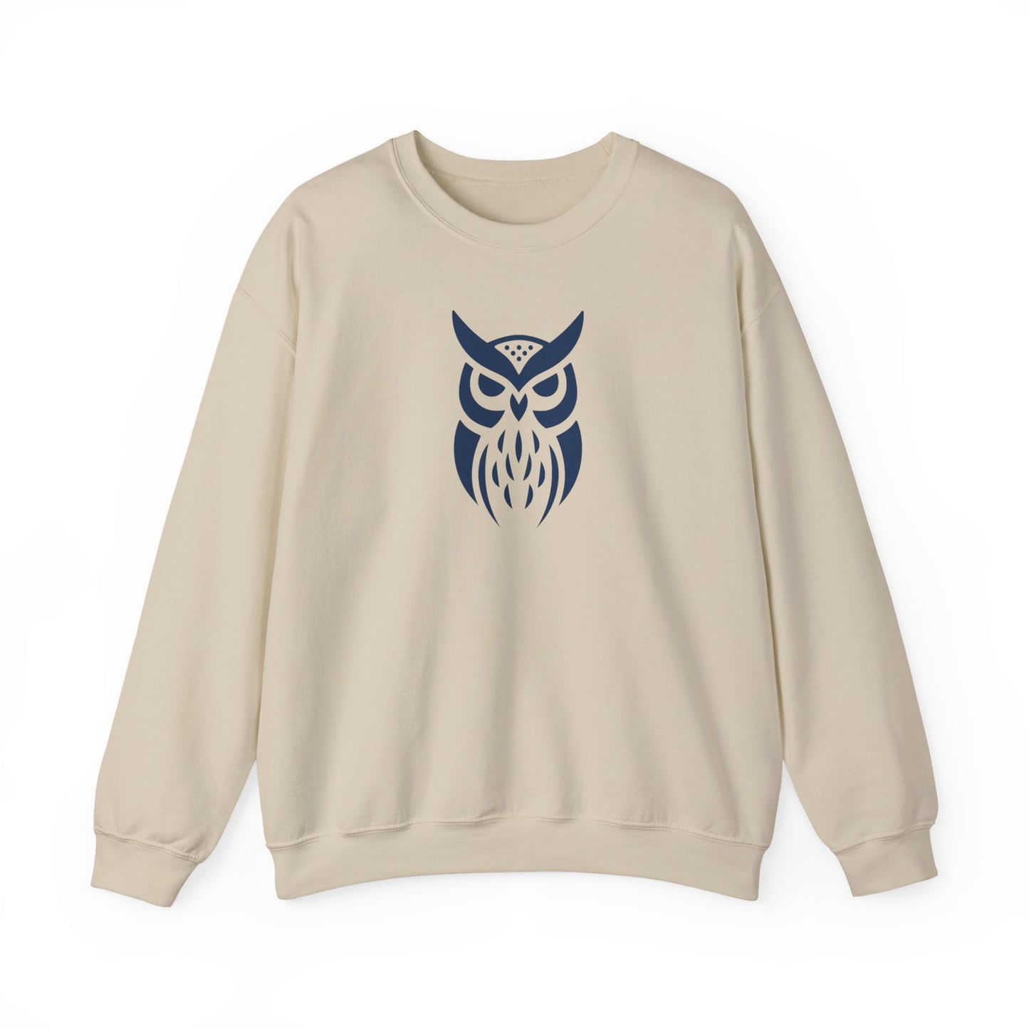 Owl Graphic Sweatshirt, Cozy Unisex Crewneck, Perfect for Fall Fashion, Animal Lovers Gift, Halloween & Everyday Wear